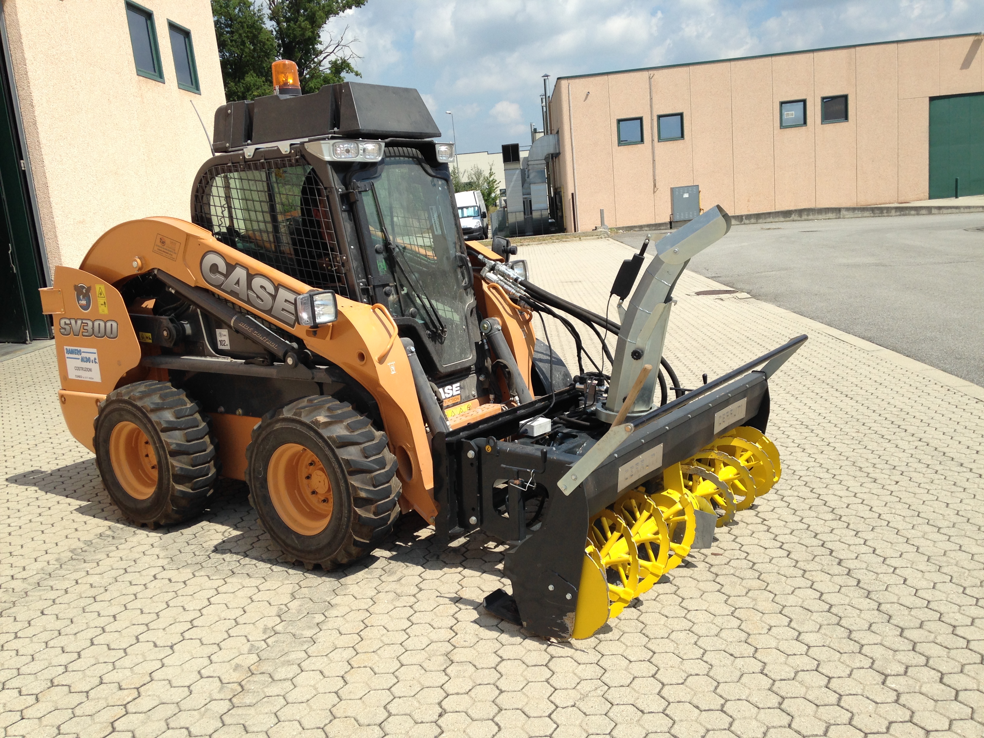 снегоочиститель на минипогрузчик