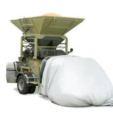 Плющилка предназначена для эксплуатации на ферме, где зерно, перевозимое с поля, перерабатывается и укладывается в мешки.