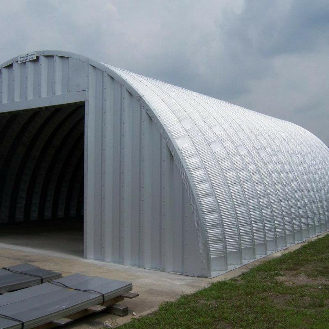 Бескаркасный разборный ангар. Модель "Q"