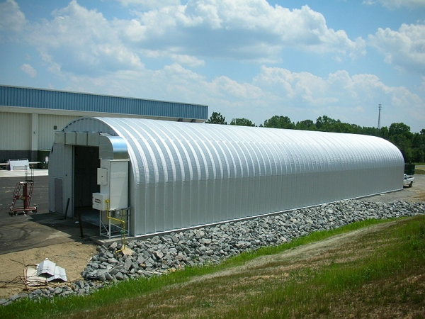 Прямостенный разборный ангар. Модель "S"