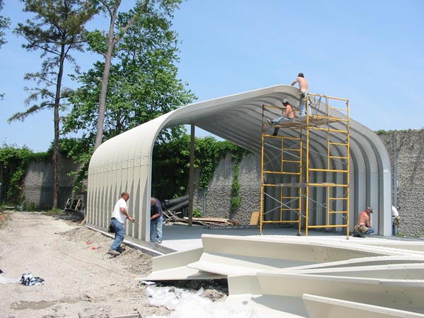 Разборный ангар