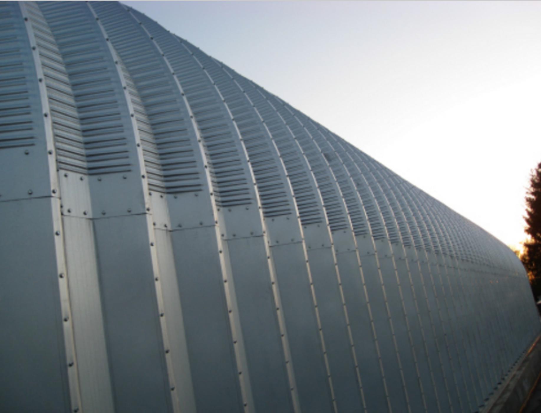 Монтаж ангара